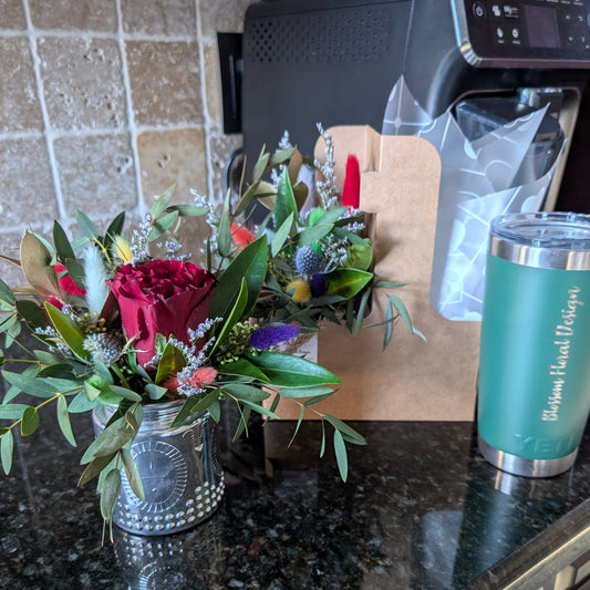 FLOWERS & COFFEE FOR MOM