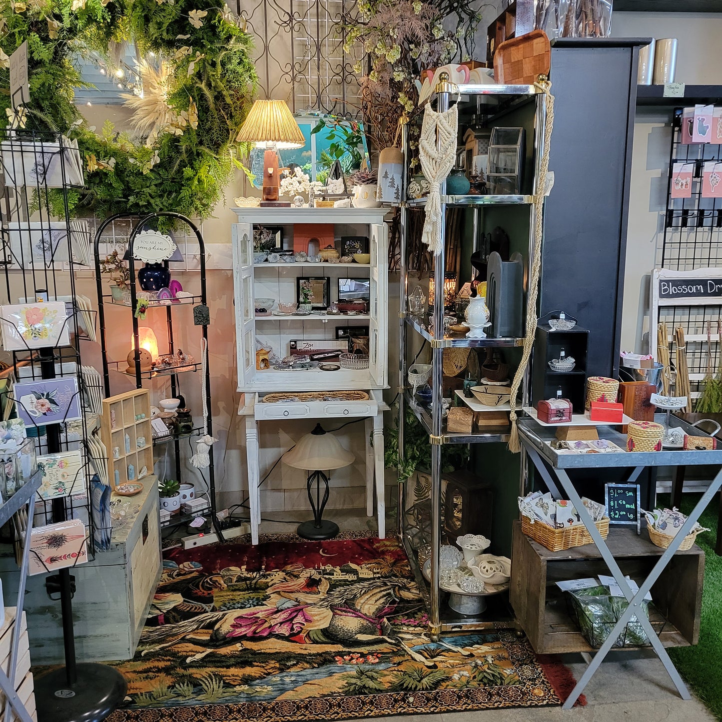 The Crystal Florist: Ava's Crystal, Local Product & Thrifted Gifts